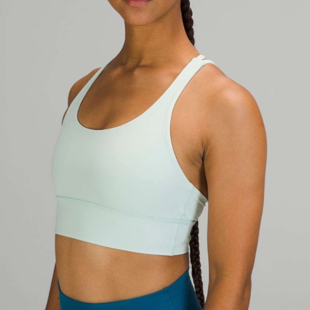 Lululemon Energy Longline Bra / Delicate Mint/ Medium Support